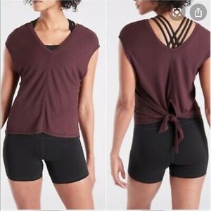 NWT Burgundy Athleta Nayarit Tank